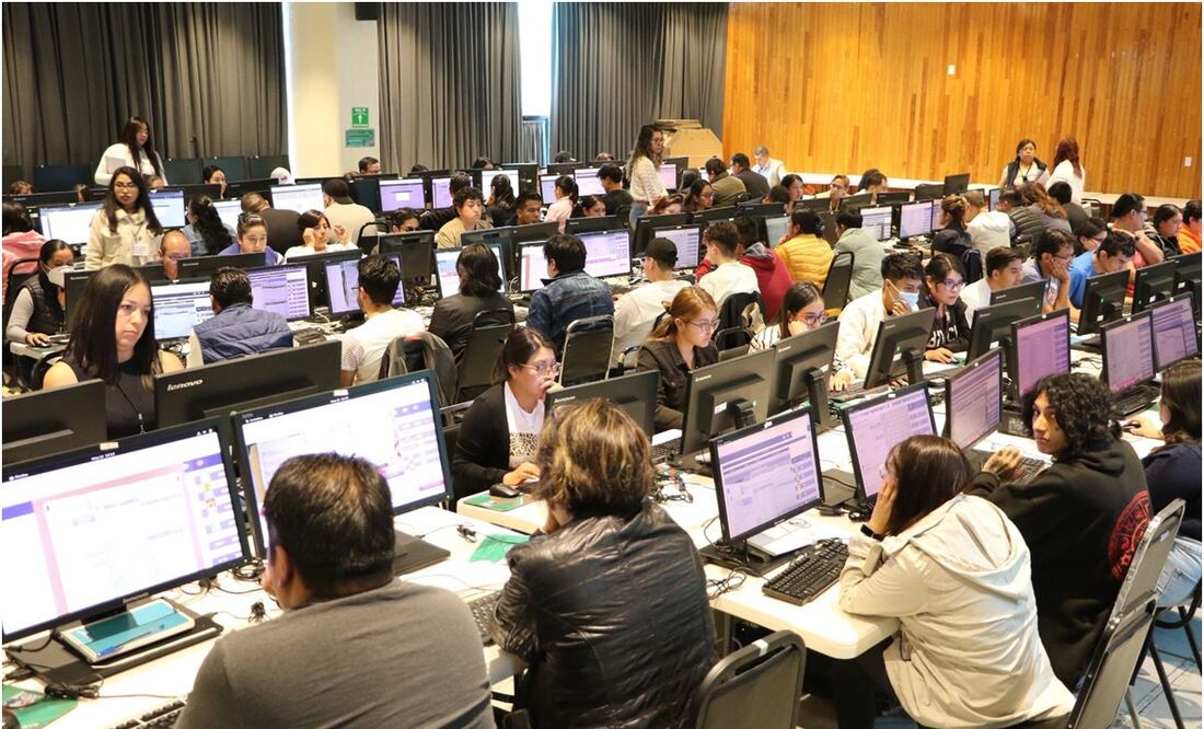 INE realiza el primer simulacro del PREP. Foto: Especial