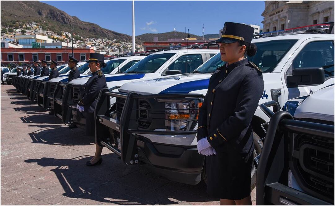 Entregan patrullas a policías de Hidalgo. Foto: Especial