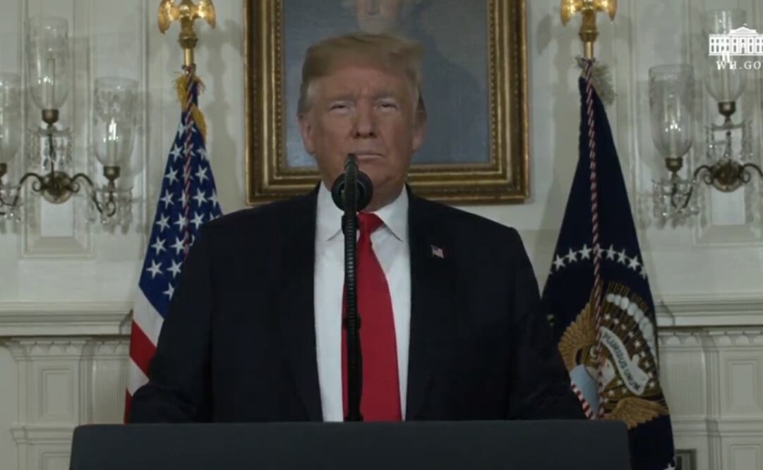 El mandatario señaló que con el fondo que busca se construiría una barrera de acero, no un muro de concreto. Foto: Captura de pantalla