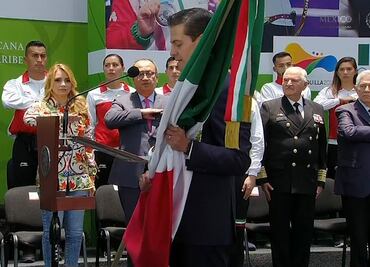 Abandera Peña a delegación que irá a Juegos Centroamericanos