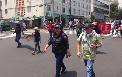 Marcha “El Mosh” en movilización de la CNTE