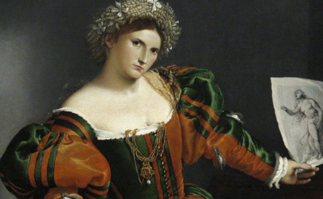 "Retrato de mujer inspirado en Lucrecia", de Lorenzo Lotto. Foto: EFE/Kote Rodrigo