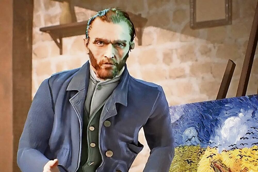 Así luce la versión en Inteligencia Artificial del artista neerlandés; el público puede conversar con él. Foto: Museo de Orsay