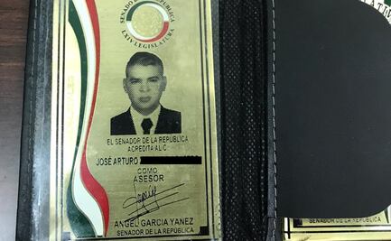 Detienen a presunto líder de organización criminal con credencial de senador del PRI