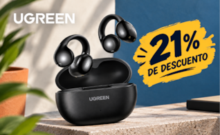 Audífonos UGREEN de clip por menos de $400 pesos en Amazon; escucha música sin aislarte de lo que pasa a tu alrededor 