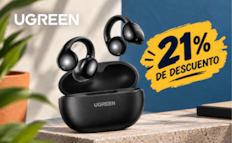 Audífonos UGREEN de clip por menos de $400 pesos en Amazon; escucha música sin aislarte de lo que pasa a tu alrededor