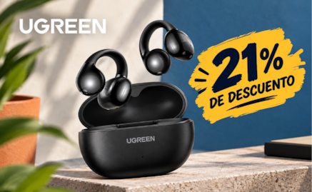 Audífonos UGREEN de clip por menos de $400 pesos en Amazon; escucha música sin aislarte de lo que pasa a tu alrededor