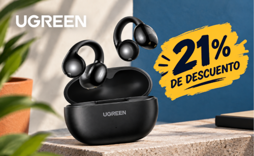 Audífonos UGREEN de clip por menos de $400 pesos en Amazon; escucha música sin aislarte de lo que pasa a tu alrededor