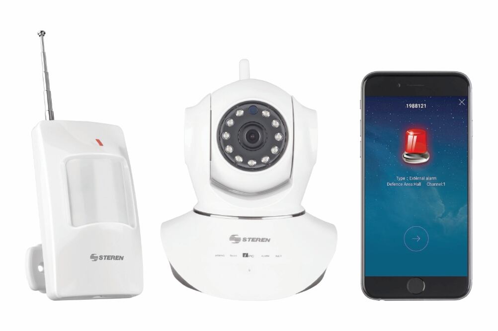 La cámara cuesta mil 499 pesos. El kit con sensores vale 2 mil 90 pesos. Foto: CORTESÍA