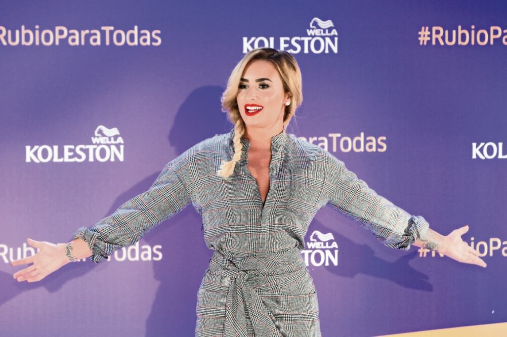 La cantante estuvo en México para presentar un concierto y hacer promoción a una marca de tintes de cabello. (FOTO: MARIO GUZMÁN. EFE)