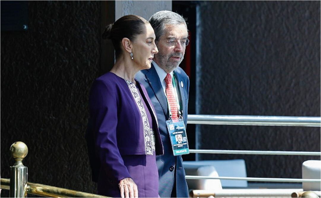Claudia Sheinbaum, presidenta de México, en el G20. Foto: EFE