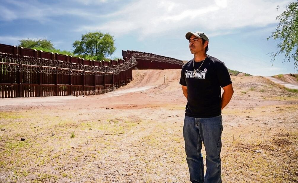 El muro fronterizo, que Trump promete continuar en su segundo gobierno, sumado a su plan de deportaciones masivas. Foto: EFE (31/12/2024)