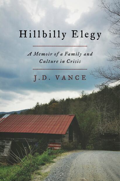 "Hillbilly Elegy", la autobiografía de J.D. Vance. Foto: AP