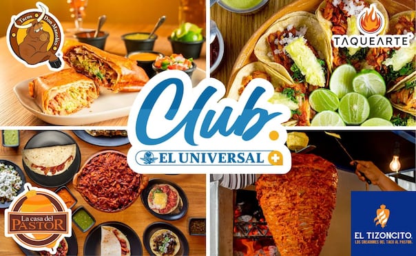 Obtén descuentos especiales en estas taquerías con Club EL UNIVERSAL. | Imagen: especial.