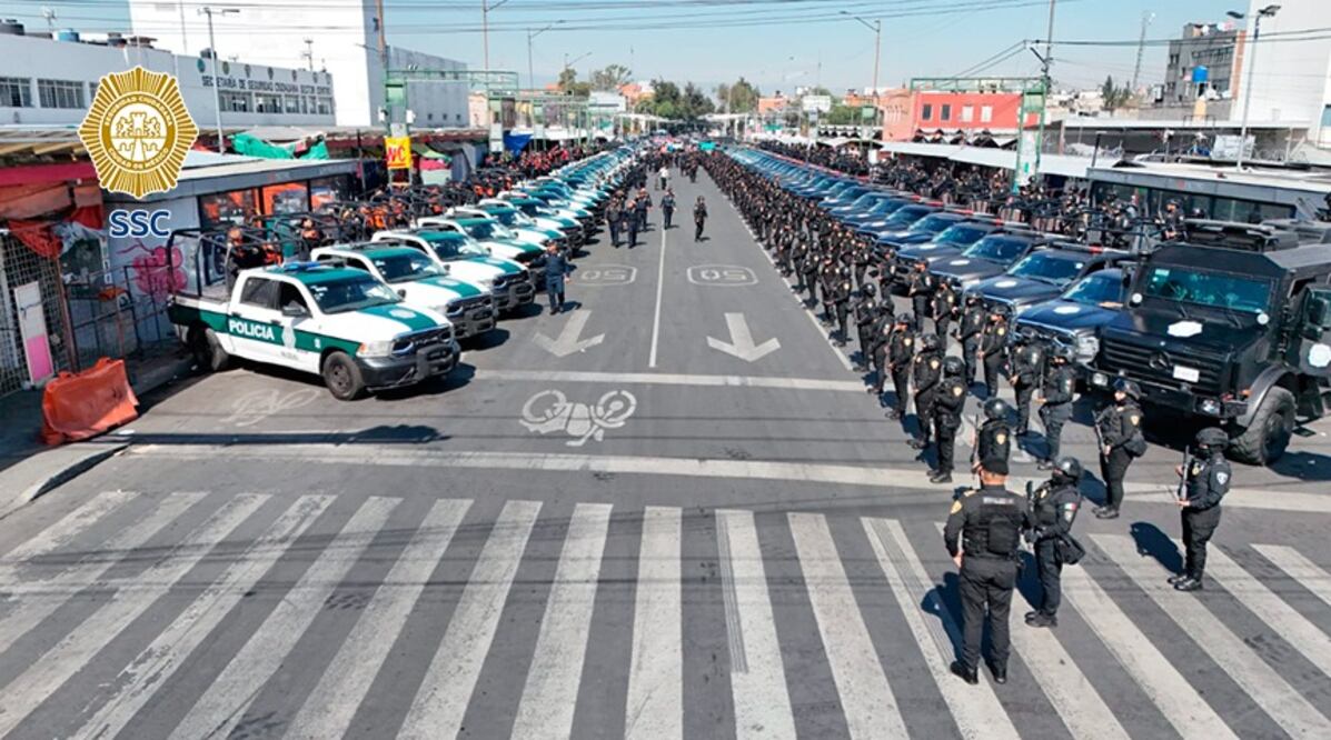 Despliegan operativo de reforzamiento de seguridad