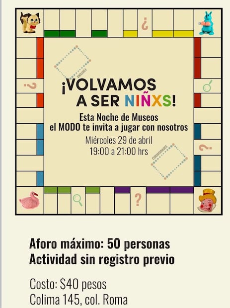 La cartelera cultural del último miércoles de abril estará llena de nostalgia. Foto: Especial