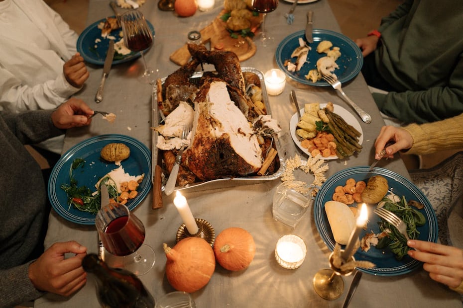 Descubre qué hacer para que tu cena de Navidad no genere desperdicios. Foto: Pexels