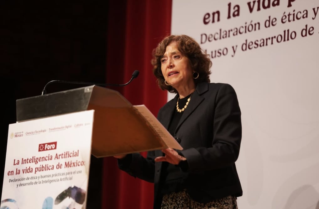 Rosaura Ruíz, secretaria de Ciencia, Humanidades, Tecnología e Innovación.
Foto: Carlos Mejía / EL UNIVERSAL