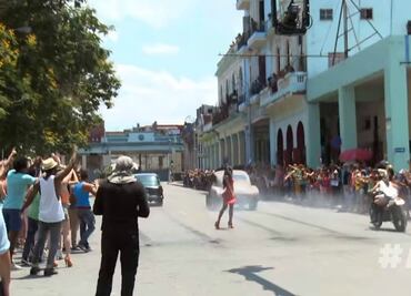 Bólidos de Hollywood realizan grabaciones en Cuba