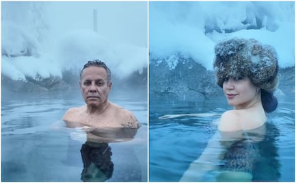 Alexis Ayala y su esposa Cinthia Aparicio sorprenden con románticas fotos en Alaska