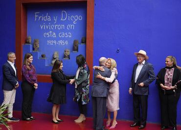 Jill Biden visita el museo Frida Kahlo, antes de regresar a EU tras investidura de Sheinbaum