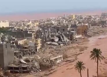 VIDEO: Más de 2 mil muertos y mil desaparecidos deja ciclón Daniel que azota costas de Libia