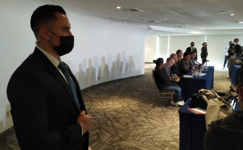 Elementos de la Guardia Nacional cuidan a Evo Morales en su gira por México