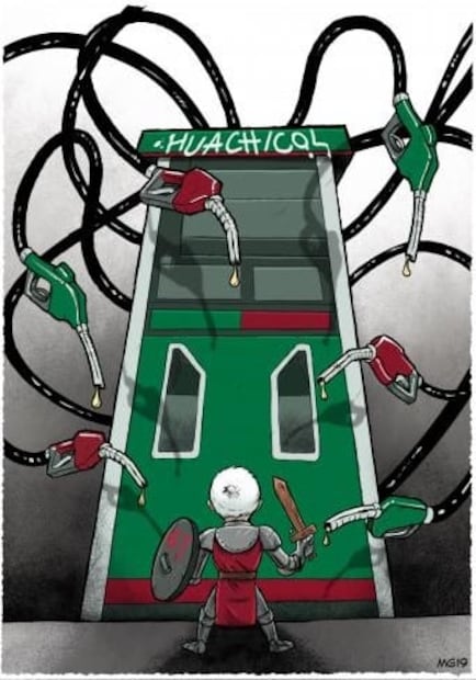 Crítica e ironía: 5 cartones de EL UNIVERSAL sobre el huachicol y el desabasto