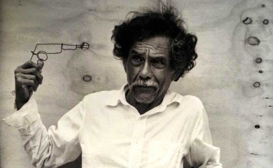 Imagen tomada por Graciela Iturbide, "Toledo", ca. 2000. Foto: Tomada del catálogo Francisco Toledo. Obra 1957-2017. 