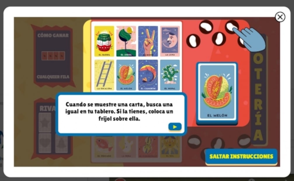 Google homenajea lotería mexicana con doodle interactivo