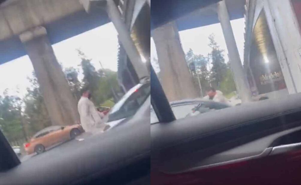 En aproximadamente 13 segundos en el que se lleva a cabo el asalto y la detonación, mientras que la persona que graba se encuentra en otro vehículo. Foto: Captura de video