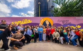 Gobernadora interina de Sinaloa inaugura mural dedicado a Amparo Ochoa; "su canto enarboló el feminismo", destaca
