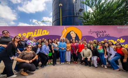 Gobernadora interina de Sinaloa inaugura mural dedicado a Amparo Ochoa; "su canto enarboló el feminismo", destaca