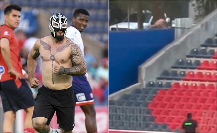 VIDEO: Luchador invade juego en la Liga de Expansión y se escapa del estadio