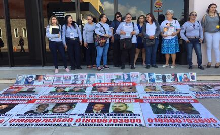 Familias de personas desaparecidas protestan en Fiscalía de Sinaloa