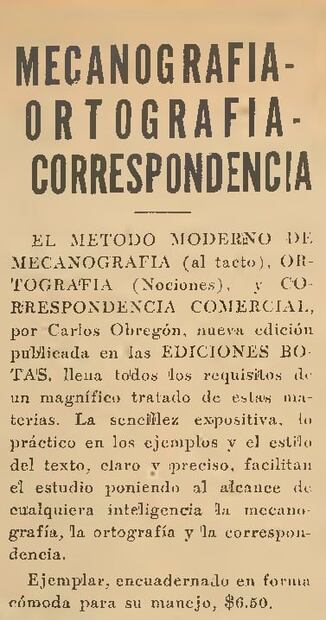 Cuando se escribía a máquina