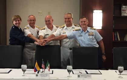 Marina refuerza con EU y Colombia estrategias contra crimen organizado