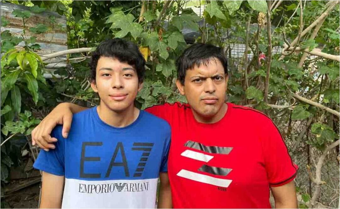 Erick de 15 años y su hermano Joel de 32. Foto: Proyecto Puente