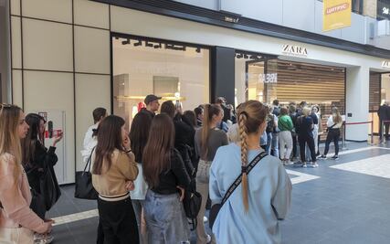 Zara y otras tiendas de Inditex reabren tiendas en Ucrania con gran afluencia de clientes