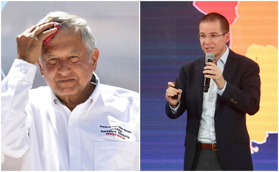 Andrés Manuel López Obrador y Ricardo Anaya. Foto: Valente Rosas / EL UNIVERSAL - Ariel Ojeda / EL UNIVERSAL