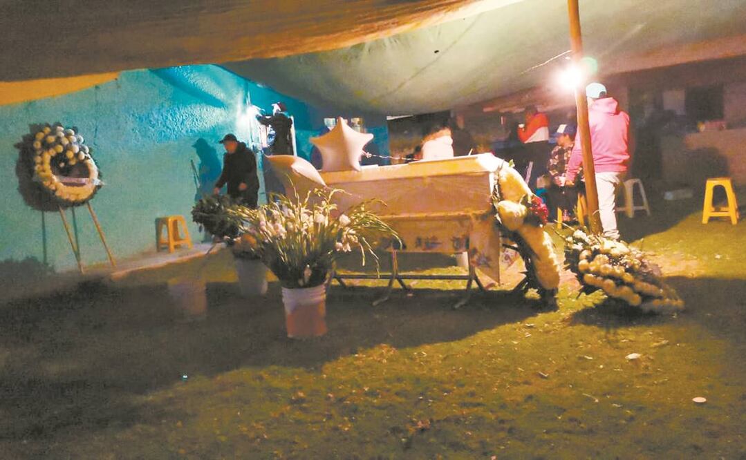 En la comunidad de San Antonio Pueblo Nuevo velaron a Héctor. Foto: XIMENA GARCÍA. EL UNIVERSAL