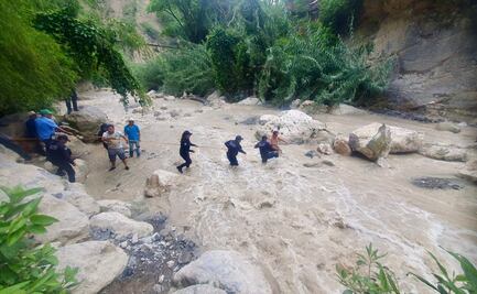 Localizan sin vida a pareja de turistas en balneario de Tolantongo, Hidalgo; fueron arrastrados por la corriente de un río
