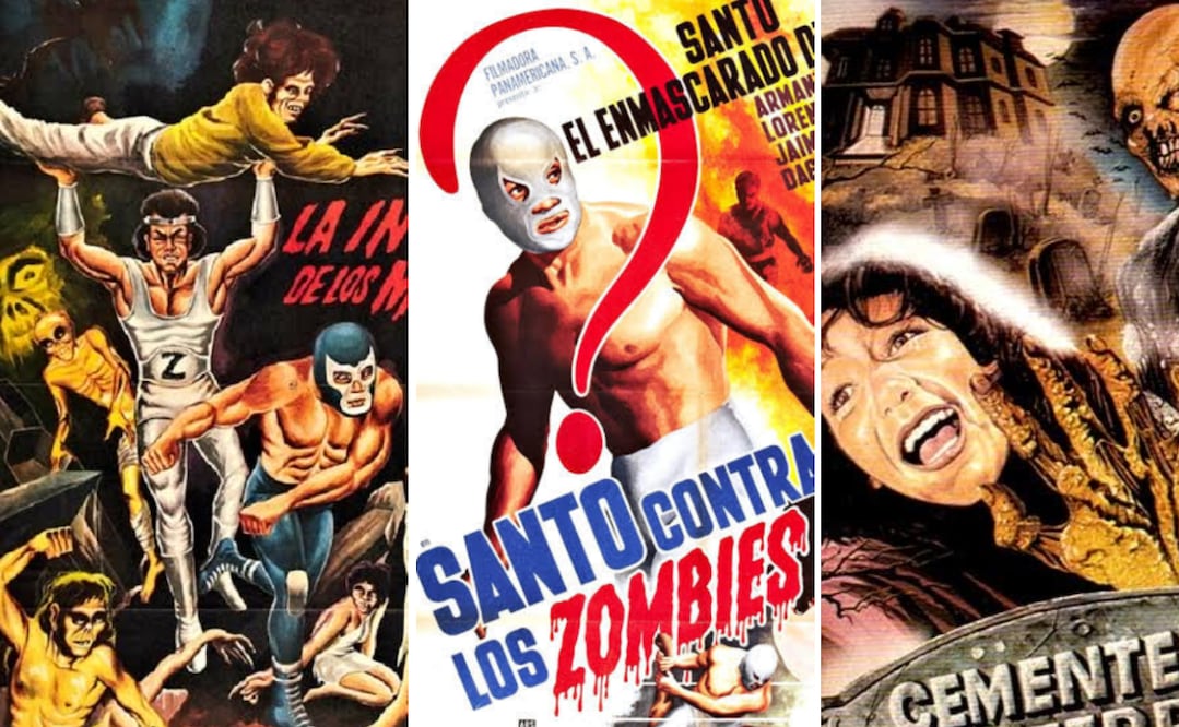 Brujas, vampiros, monstruos y por supuesto los zombies han sido un tema esporádico del cine mexicano, aunque fue con el género de luchadores donde explotó de la mano de El Santo, el Enmascarado de Plata, siendo el paladín de las historias.