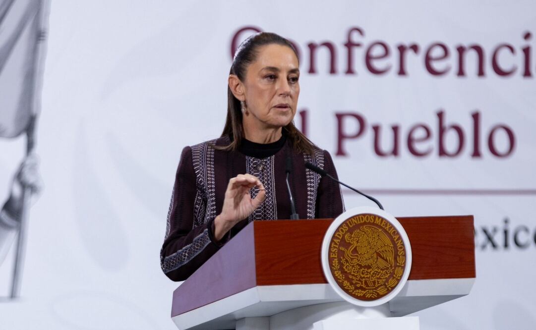 Claudia Sheinbaum Pardo en su conferencia de prensa en Palacio Nacional el 24 de octubre de 2025. Foto: Hugo Salvador / EL UNIVERSAL
