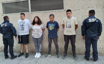 Detienen a integrantes de "Los Tanzanios", banda delictiva en Iztapalapa