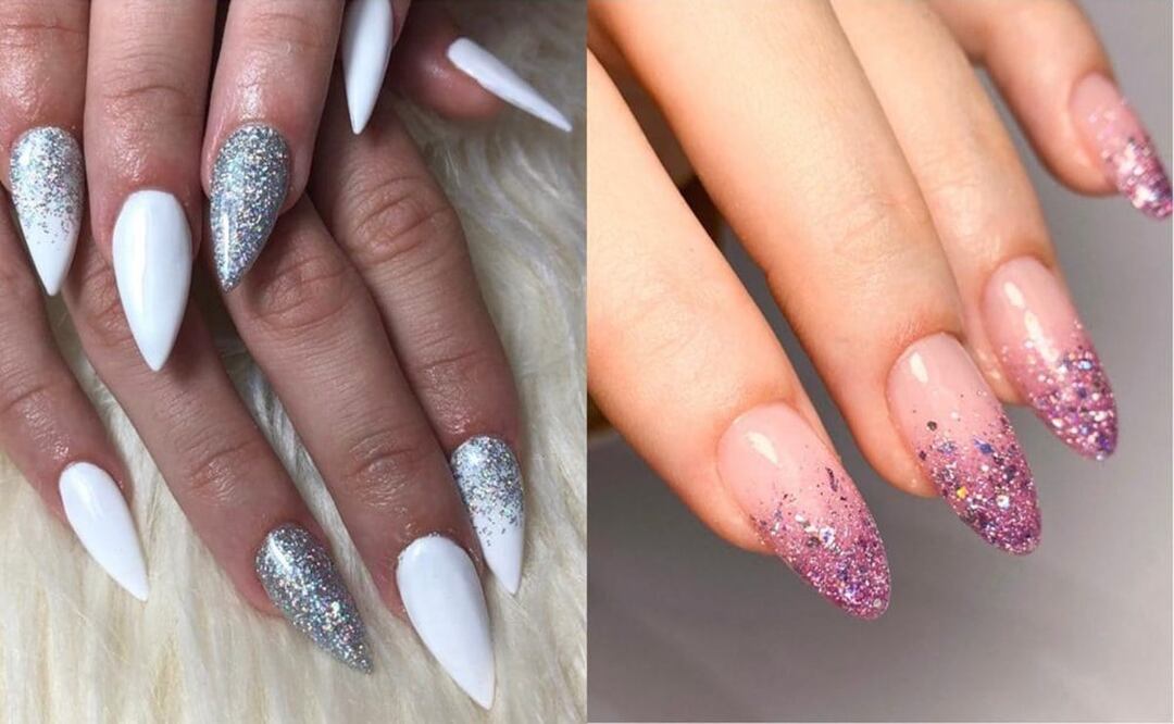 La temporada de fiestas es la mejor para llevar brillos / Fotos: Instagram @nailsbom / @glossupparis