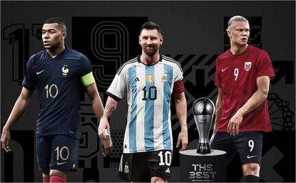 Lionel Messi, Kylian Mbappé y Erling Haaland son los finalistas al premio The Best 2023