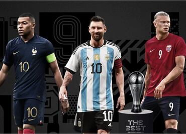 Lionel Messi, Kylian Mbappé y Erling Haaland son los finalistas al premio The Best 2023