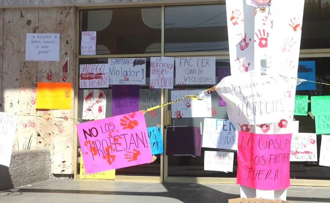 Detienen a menor de edad presuntamente implicado en violación en la Facultad de Derecho de la UASLP (29/10/2025). Foto: Especial