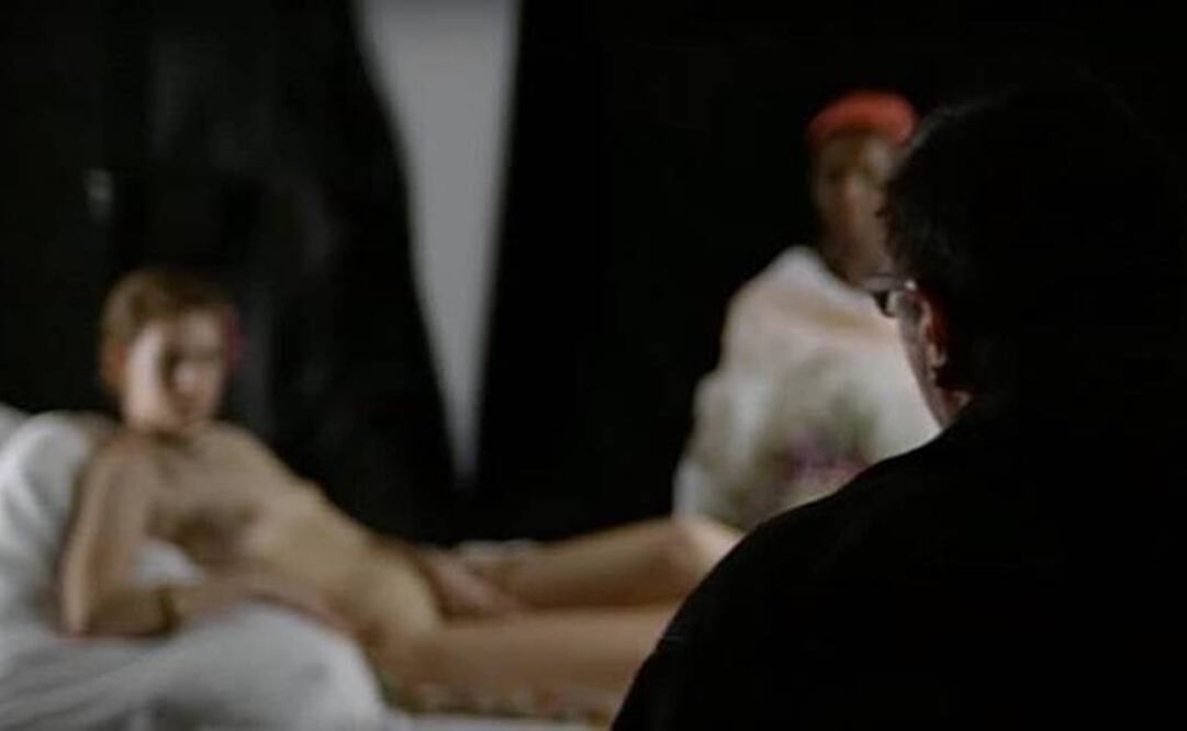 Déborah de Robertis recreando el cuadro "Olympia". FOTO: Facebook.